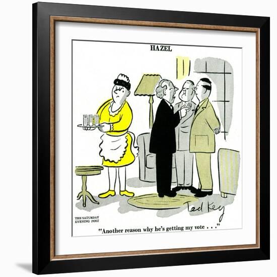 Hazel Cartoon-Ted Key-Framed Giclee Print