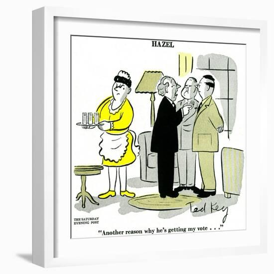 Hazel Cartoon-Ted Key-Framed Giclee Print