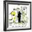 Hazel Cartoon-Ted Key-Framed Giclee Print