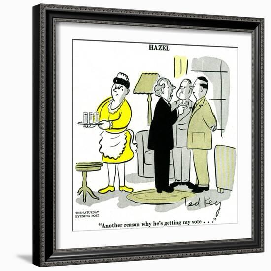 Hazel Cartoon-Ted Key-Framed Giclee Print