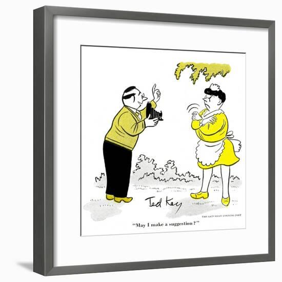 Hazel Cartoon-Ted Key-Framed Giclee Print