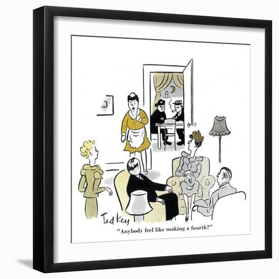 Hazel Cartoon-Ted Key-Framed Giclee Print