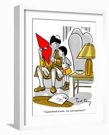 Hazel Cartoon-Ted Key-Framed Giclee Print