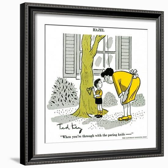 Hazel Cartoon-Ted Key-Framed Giclee Print