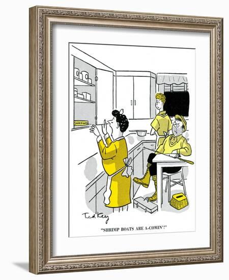 Hazel Cartoon-Ted Key-Framed Giclee Print