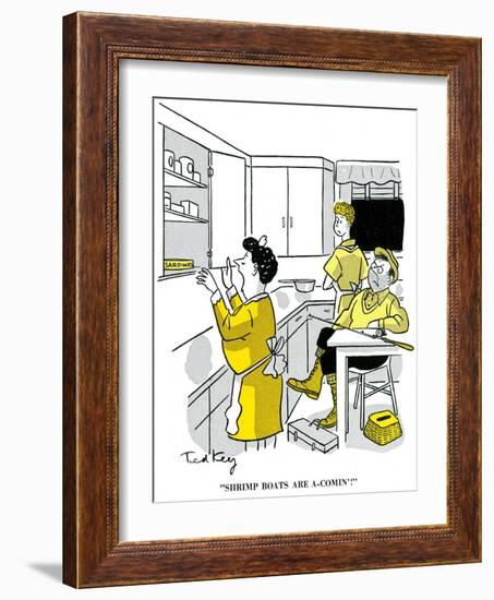 Hazel Cartoon-Ted Key-Framed Giclee Print