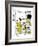 Hazel Cartoon-Ted Key-Framed Giclee Print