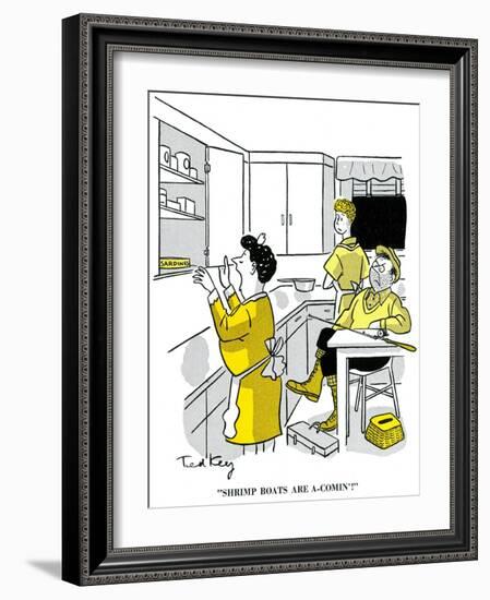 Hazel Cartoon-Ted Key-Framed Giclee Print