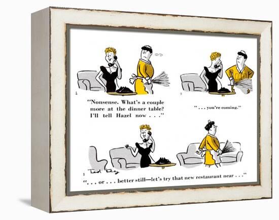 Hazel Cartoon-Ted Key-Framed Premier Image Canvas