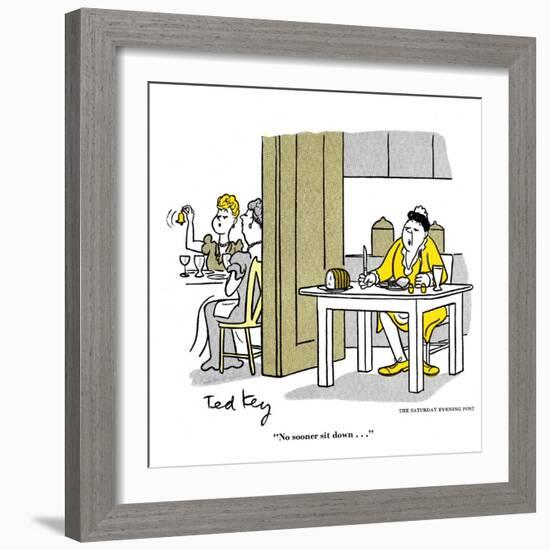 Hazel Cartoon-Ted Key-Framed Giclee Print