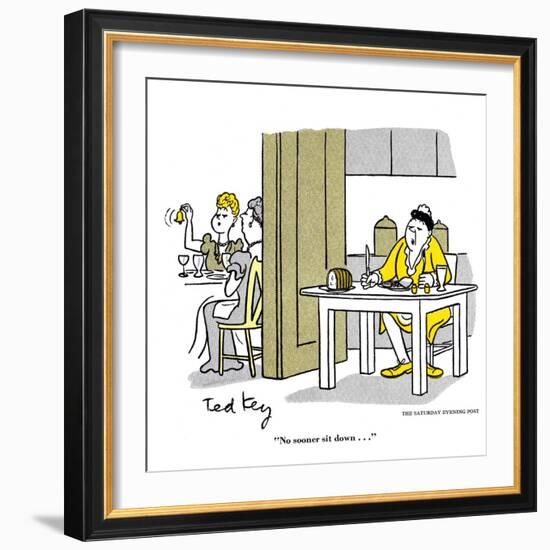 Hazel Cartoon-Ted Key-Framed Giclee Print