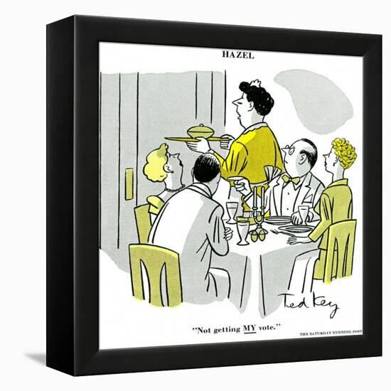 Hazel Cartoon-Ted Key-Framed Premier Image Canvas