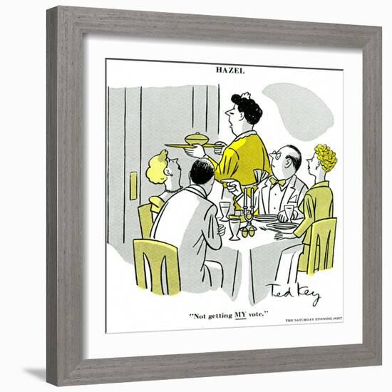 Hazel Cartoon-Ted Key-Framed Giclee Print