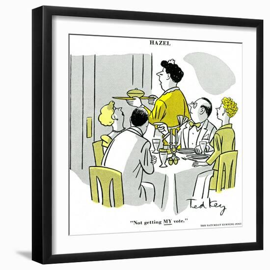 Hazel Cartoon-Ted Key-Framed Giclee Print