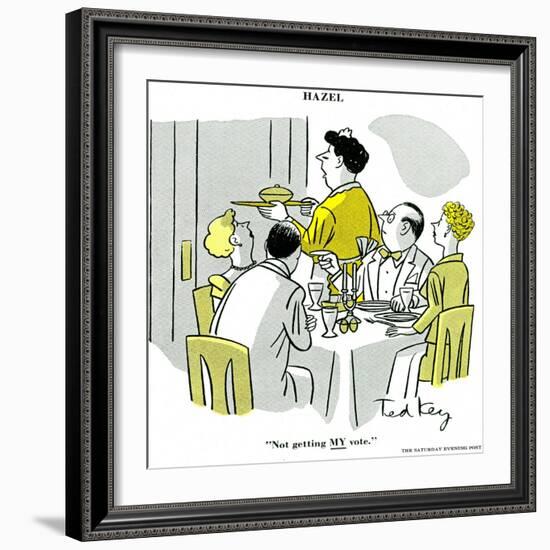 Hazel Cartoon-Ted Key-Framed Giclee Print