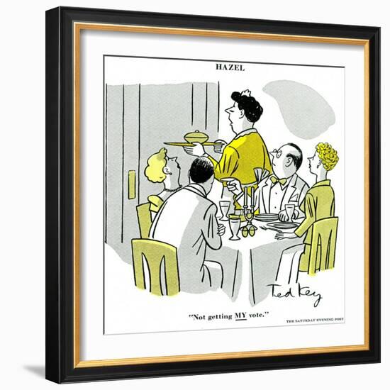 Hazel Cartoon-Ted Key-Framed Giclee Print