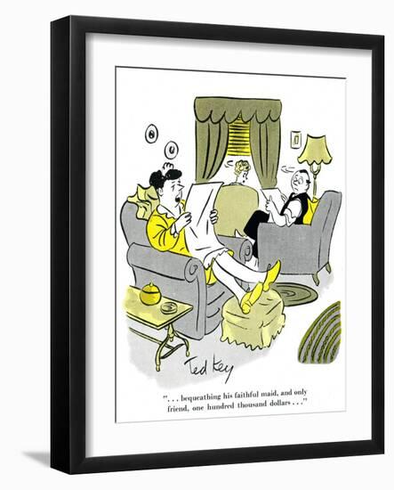 Hazel Cartoon-Ted Key-Framed Giclee Print