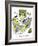 Hazel Cartoon-Ted Key-Framed Giclee Print