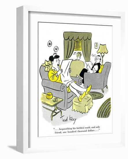 Hazel Cartoon-Ted Key-Framed Giclee Print