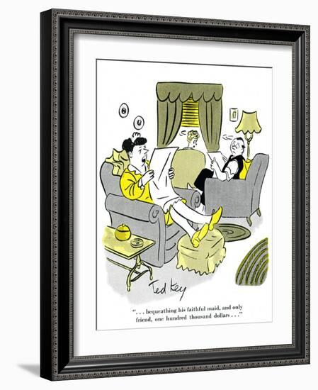 Hazel Cartoon-Ted Key-Framed Giclee Print