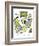 Hazel Cartoon-Ted Key-Framed Giclee Print