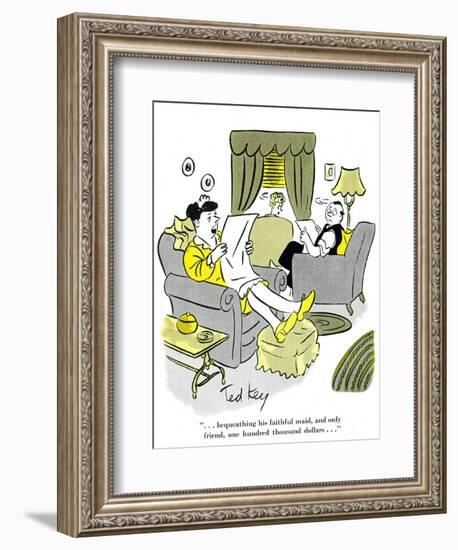 Hazel Cartoon-Ted Key-Framed Giclee Print