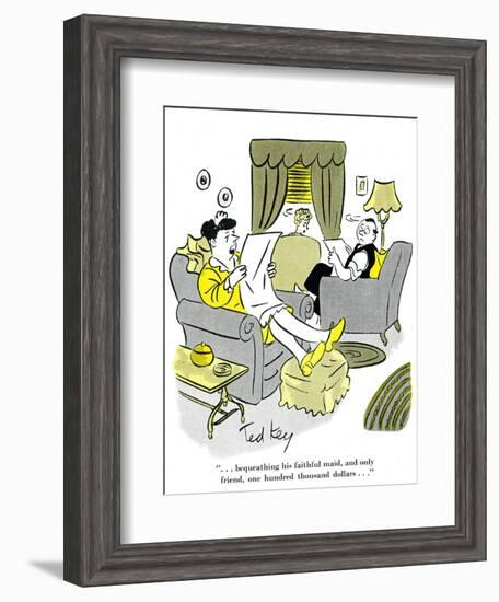 Hazel Cartoon-Ted Key-Framed Giclee Print