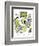 Hazel Cartoon-Ted Key-Framed Giclee Print