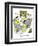 Hazel Cartoon-Ted Key-Framed Giclee Print