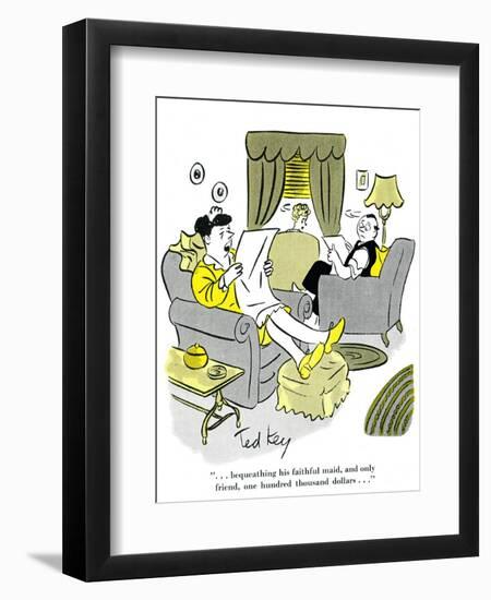 Hazel Cartoon-Ted Key-Framed Giclee Print