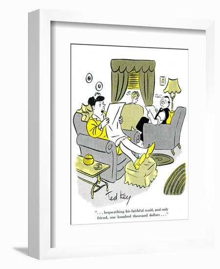 Hazel Cartoon-Ted Key-Framed Giclee Print