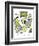 Hazel Cartoon-Ted Key-Framed Giclee Print