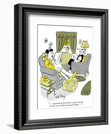 Hazel Cartoon-Ted Key-Framed Giclee Print