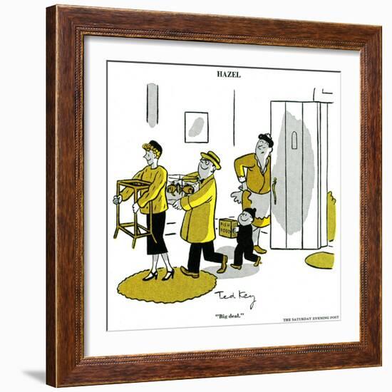 Hazel Cartoon-Ted Key-Framed Giclee Print