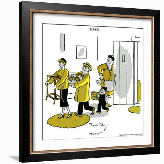 Hazel Cartoon-Ted Key-Framed Giclee Print