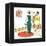 Hazel Cartoon-Ted Key-Framed Premier Image Canvas