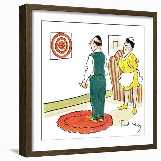 Hazel Cartoon-Ted Key-Framed Giclee Print