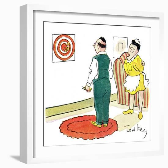 Hazel Cartoon-Ted Key-Framed Giclee Print