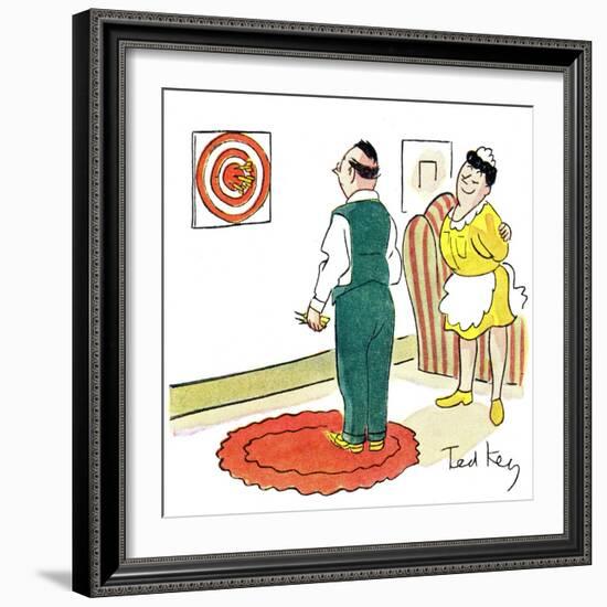 Hazel Cartoon-Ted Key-Framed Giclee Print