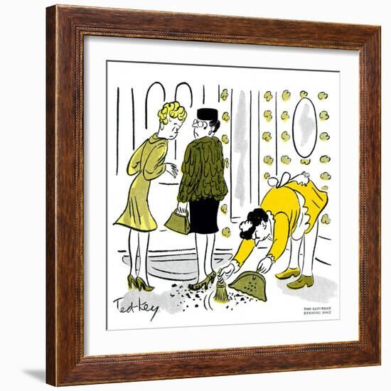 Hazel Cartoon-Ted Key-Framed Giclee Print