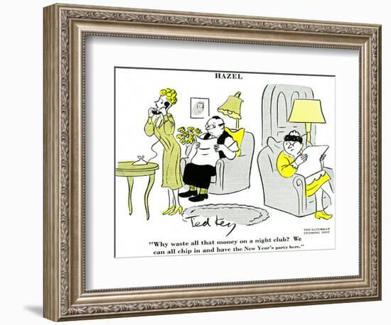 Hazel Cartoon-Ted Key-Framed Giclee Print