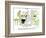 Hazel Cartoon-Ted Key-Framed Giclee Print