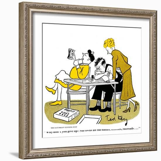 Hazel Cartoon-Ted Key-Framed Giclee Print