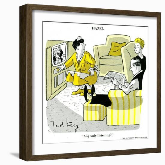 Hazel Cartoon-Ted Key-Framed Giclee Print