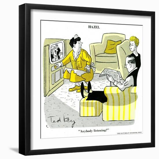 Hazel Cartoon-Ted Key-Framed Giclee Print