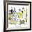 Hazel Cartoon-Ted Key-Framed Giclee Print