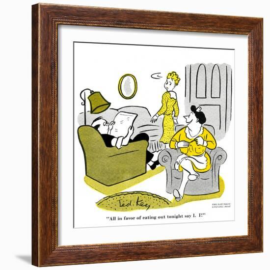 Hazel Cartoon-Ted Key-Framed Giclee Print