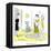 Hazel Cartoon-Ted Key-Framed Premier Image Canvas