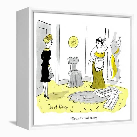 Hazel Cartoon-Ted Key-Framed Premier Image Canvas