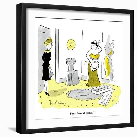 Hazel Cartoon-Ted Key-Framed Giclee Print